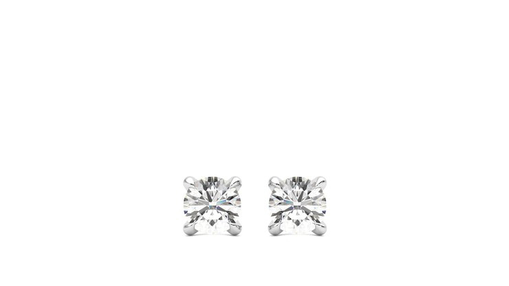 Taylor & Hart Dea 0.20ct Studs Platinum Earrings 360 detail 01