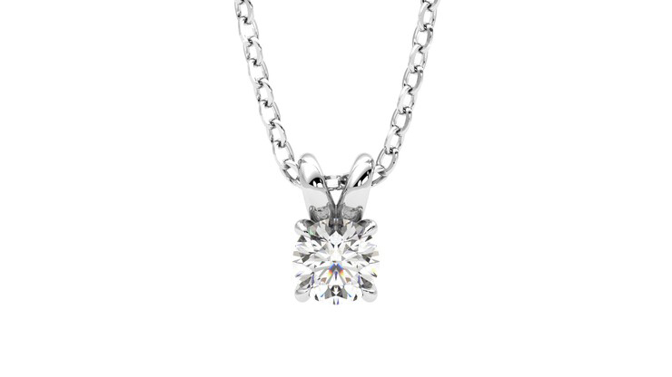 Taylor & Hart Dea 0.25ct Necklace Platinum Necklace 360 detail 01