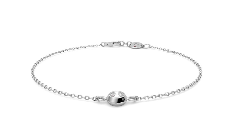 Taylor & Hart Solanna Bracelet Platinum Bracelet 360 detail 01