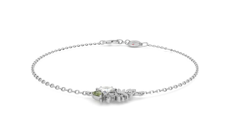Taylor & Hart Verdant Bracelet Platinum Bracelet 360 detail 01