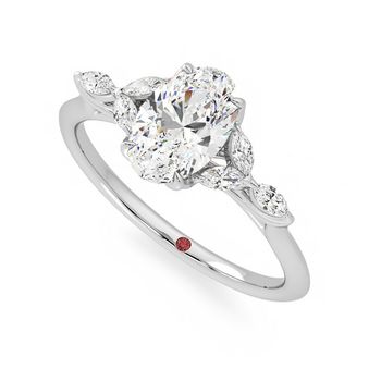 Tamora Ring - 1.00ct Oval Lab-Grown Diamond