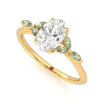 Tamora Green - 1.00ct Oval Lab-Grown Diamond