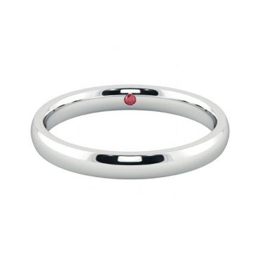 Mens court wedding ring aspen 3mm