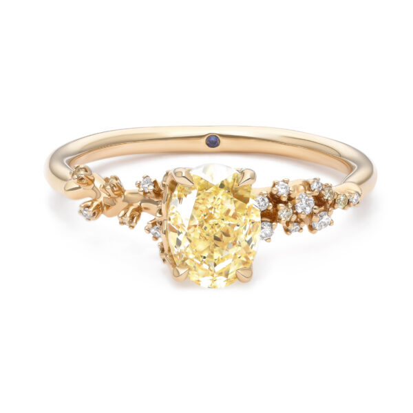 organic-blossom-inspired-engagement-ring-oval-yellow-diamond-with-white-diamond-buds