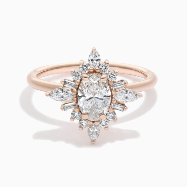 oval-diamond-engagement-ring-with-tapered-baguette-and-round-diamond-fanned-halo-rose-gold