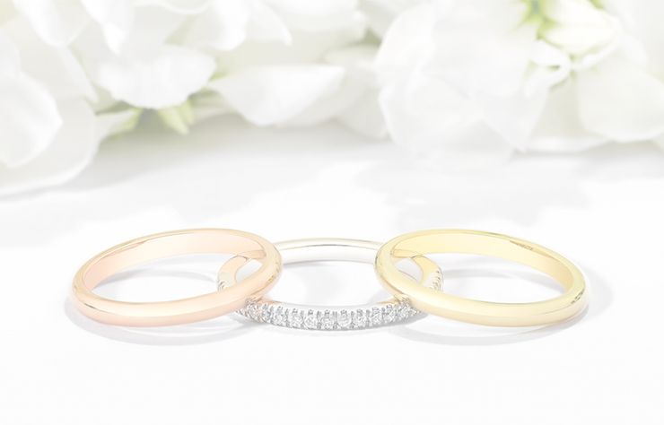 Custom wedding rings