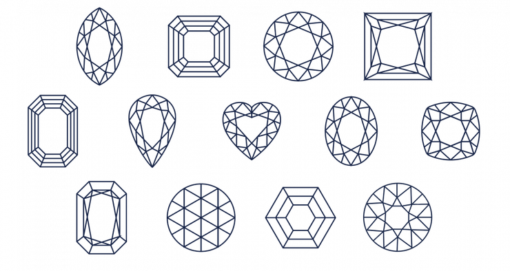 Diamond shapes